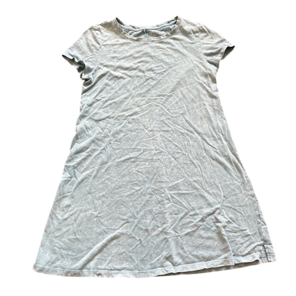 Time & Tru Women’s Green Shirt Dress